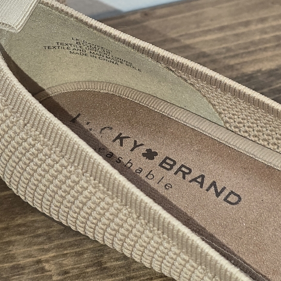 NWOT Lucky Brand Slip-on Ballet Flats Women's Size 8.5M - Picture 4 of 7